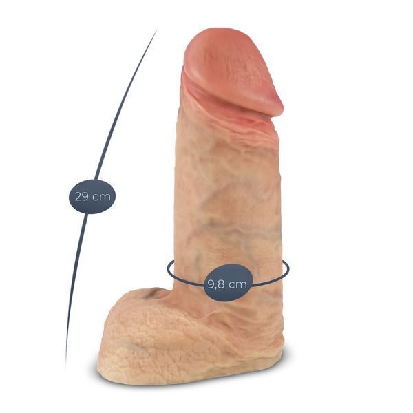 Фаллоимитатор SilexD Premium Real Skin Flesh (11in MODEL 1), без коробки SX3129