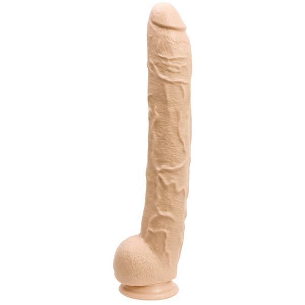 Фалоімітатор Doc Johnson Dick Rambone Cock White, діаметр 6 см, довжина 42 см, ПВХ SO1546