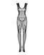 Бодістокінг Obsessive Bodystocking F241, S/M/L, сітка по всьому тілу, відкриті руки, відкрита спина SX1133 фото 3