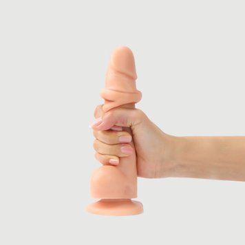 Реалистичный фаллоимитатор Strap-On-Me Sliding Skin Realistic Dildo Vanille XXL, эффект подвижной ко SO6260