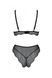 Комплект Passion AMBERLY SET black, XXL/XXXL, бралетт и трусики бразилиана SX0466 фото 4