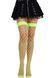Чулки в крупную сетку Leg Avenue Fence Net Thigh Highs Neon Green, one size SX2795 фото 4