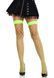 Чулки в крупную сетку Leg Avenue Fence Net Thigh Highs Neon Green, one size SX2795 фото 1