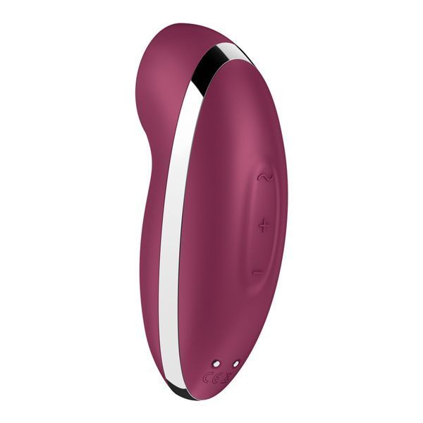 Вібростимулятор-пульсатор Satisfyer Tap & Climax 2 Red, ефект постукування пальцем SX2185