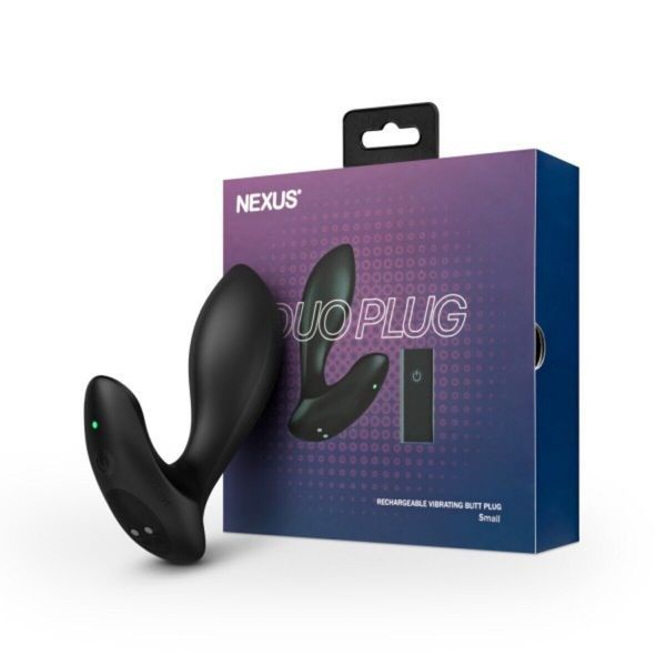 Анальна вібропробка Nexus DUO Plug Small, пульт ДК SO8696