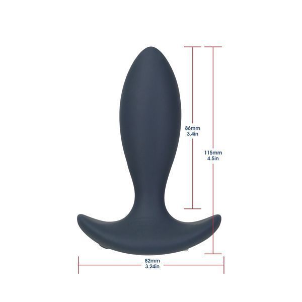 Анальная пробка с пульсацией Lux Active &ndash; Throb &ndash; 4.5" Anal Pulsating Massager, пульт ДУ SO5571
