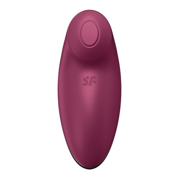 Вібростимулятор-пульсатор Satisfyer Tap & Climax 2 Red, ефект постукування пальцем SX2185