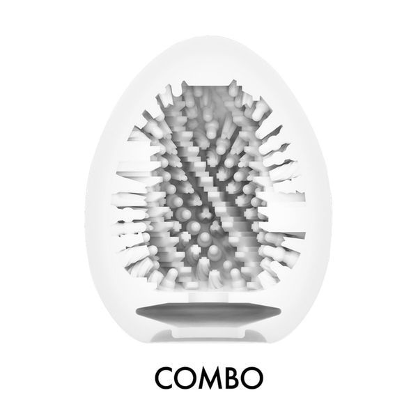 Мастурбатор-яйцо Tenga Egg Combo, плотный TPE, пробник лубриканта 5 мл SO9800