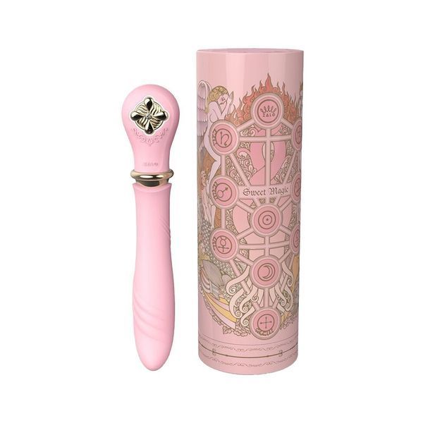 Пульсатор с подогревом Zalo Sweet Magic - Desire Fairy Pink, турбо режим SO6678