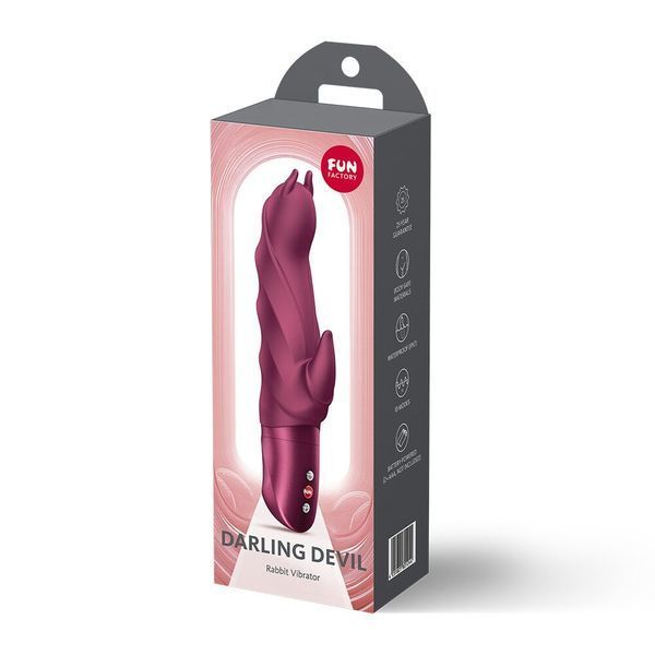 Вібратор Fun Factory Darling Devil Wine Red SX3717