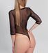 Сексуальное прозрачное боди сетка Sheril с рукавами Art of Sex - Sheril черный, XS-M SO5870 фото 2