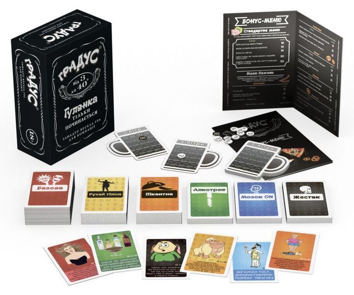 Застольная игра для компании &laquo;Градус&raquo; (UA) SO7125
