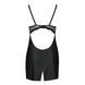 Бебі-дол з еко-шкіри та мережива Passion LOONA CHEMISE S/M, black SO5359 фото 6