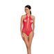 Бодистокинг с декольте Passion BS088 red, имитация корсетной шнуровки SO6383 фото 1