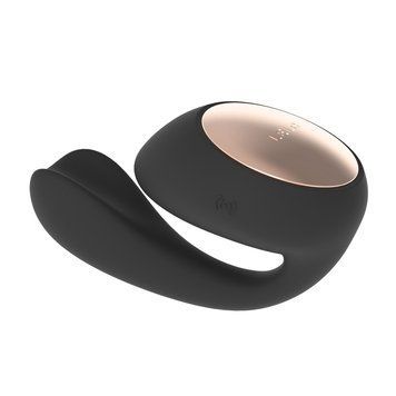 Смарт-вібратор LELO Ida Wave Black, вагінально-кліторальний, технологія WaveMotion, 2 мотори SO8076