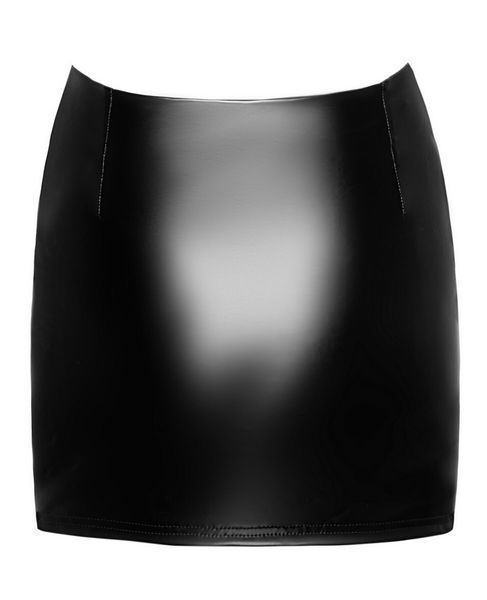 Спідниця Noir Handmade F345 Powerwetlook skirt with garter - M SX2135