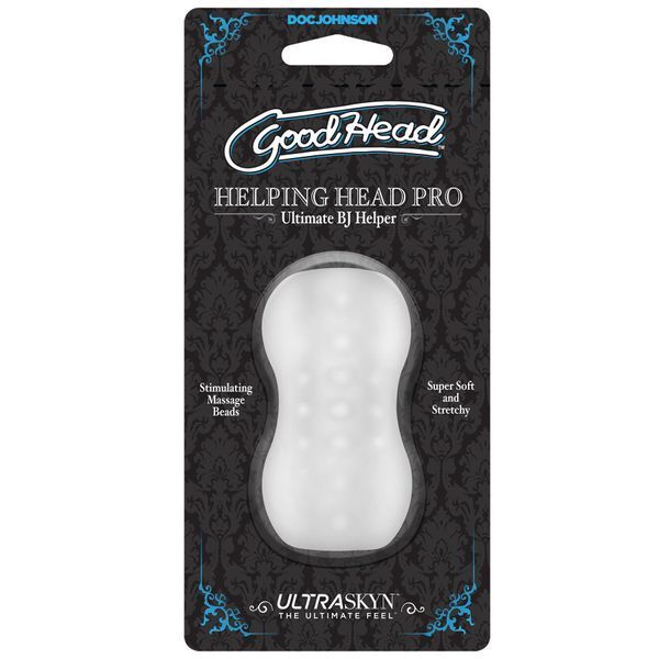 Мастурбатор Doc Johnson GoodHead &ndash; Helping Head Pro &ndash; Frost SO6069