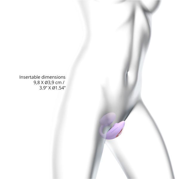 Віброяйце з вакуумною кліторальною стимуляцією Love To Love Wonderlover VIVA MAUVE SO9615