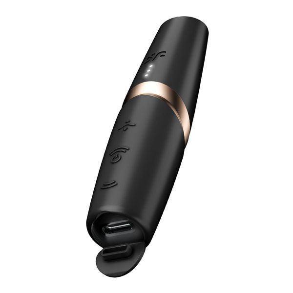 Вакуумный стимулятор Satisfyer Perfect Kiss, магнитная технология 3D Air Pulse, 30 режимов работы SX2161