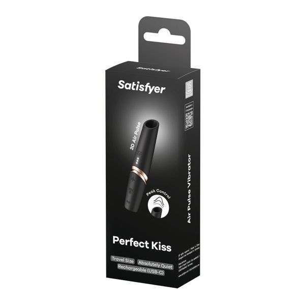 Вакуумный стимулятор Satisfyer Perfect Kiss, магнитная технология 3D Air Pulse, 30 режимов работы SX2161
