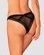 Кружевные трусики с заниженной талией Obsessive Estiqua panties XS/S, black SO7705 фото 2