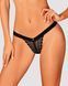 Кружевные трусики с заниженной талией Obsessive Estiqua panties XS/S, black SO7705 фото 1
