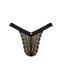 Кружевные трусики с заниженной талией Obsessive Estiqua panties XS/S, black SO7705 фото 5