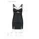 Бэби-долл из эко-кожи и кружева Passion LOONA CHEMISE XXL/XXXL, black SO5360 фото 7
