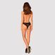Кружевные трусики с заниженной талией Obsessive Estiqua panties XS/S, black SO7705 фото 4