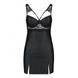 Бэби-долл из эко-кожи и кружева Passion LOONA CHEMISE XXL/XXXL, black SO5360 фото 5