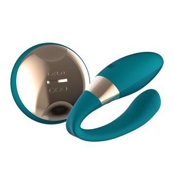 Вибратор для пар LELO Tiani Duo Ocean Blue, 2 мотора, пульт ДУ SX1293