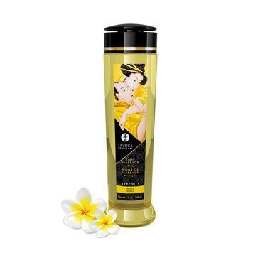 Масажна олія Shunga Serenity &ndash; Monoi (240 мл) натуральна зволожувальна SO4811
