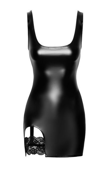 Сукня Noir Handmade F344 Powerwetlook dress with garter - S SX2079