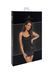 Платье Noir Handmade F307 Mirage, XL, black, мини, под латекс, открытая спина, декор из стразов SX0282 фото 7