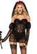 Эротический костюм черной невесты Leg Avenue Heartbreak Bride XS, боди, рукава, вуаль, чокер SO9207 фото 1