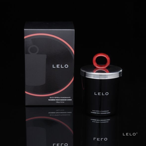 Масажна свічка LELO Massage Candle Black Pepper & Pomegranate, соєвий віск, 36 годин горіння SO8127