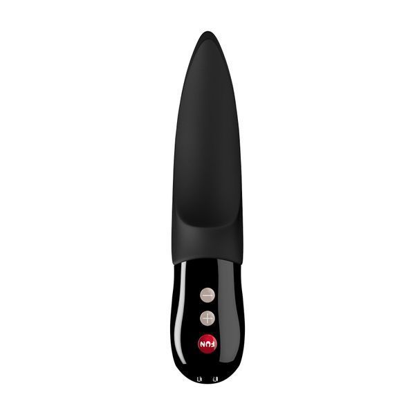 Вибратор для клитора Fun Factory VOLTA black, гибкий двойной кончик SX0928