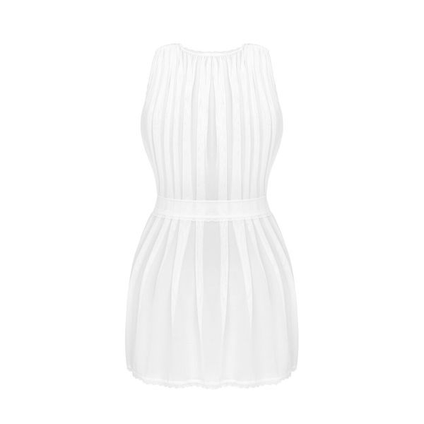 Напівпрозорий пеньюар Obsessive Heavenlly peignoir XL/2XL SO8180