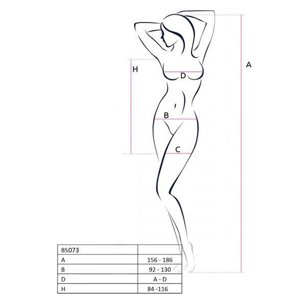 Відверта сукня-сітка Passion BS073 red SO4145
