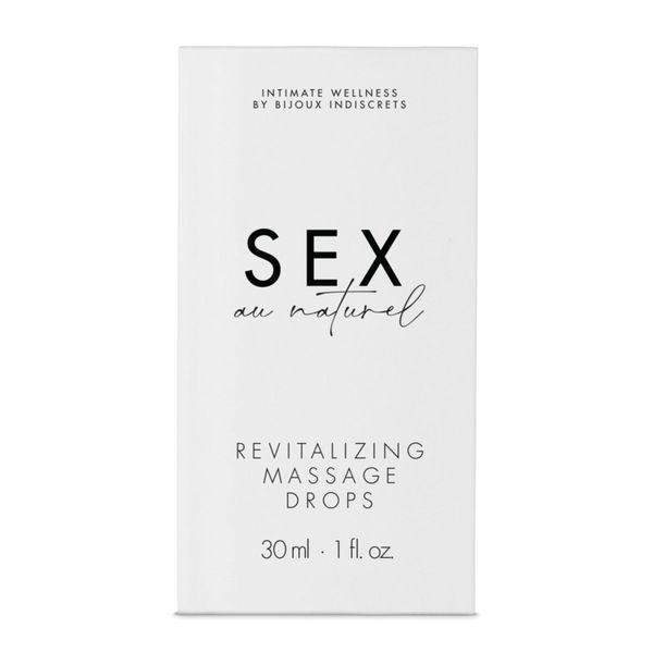 Восстанавливающие капли для массажа Bijoux Indiscrets Sex au Naturel &mdash; Revitalizing Massage Drops SO6632