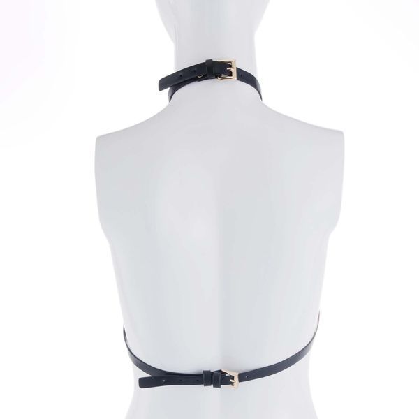Портупея на грудь LOCKINK SEVANDA Queen Chest Harness with Removable Bra, чорна, зі знімними пестис SX0873