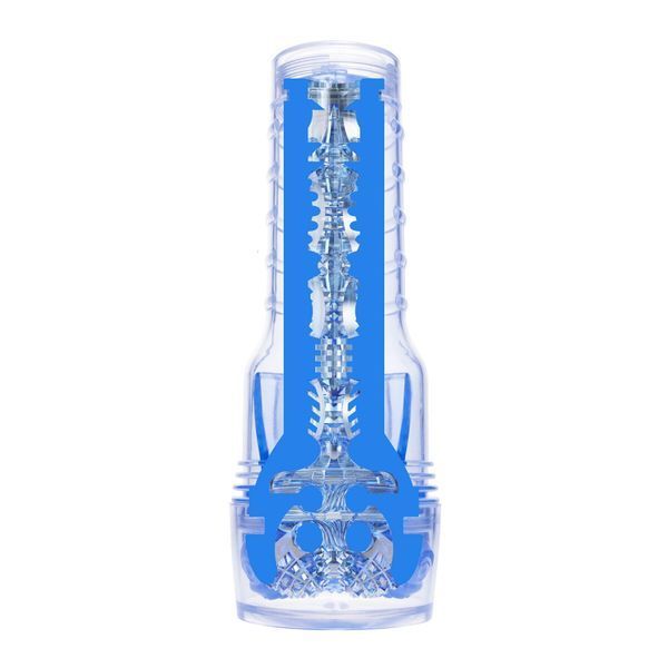 Мастурбатор Fleshlight Turbo Core Blue Ice, оральный секс (глубокое горло) SO6582