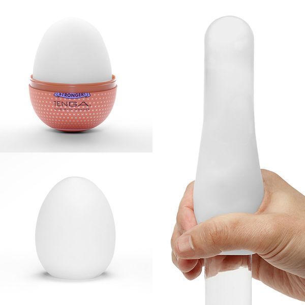 Мастурбатор-яйцо Tenga Egg Misty II, плотный TPE, пробник лубриканта 5 мл SO9802