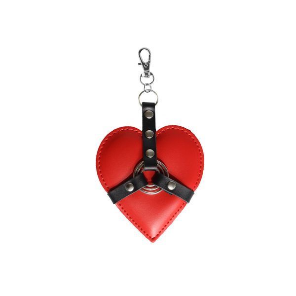 Брелок на карабине для ключей Art of Sex Heart Angel, Красный SX2364