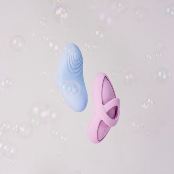 Смарт-вибратор для клитора Svakom Echo 2 Pink Lilac, подогрев до 38 &deg;C, съемная насадка на палец SX2449