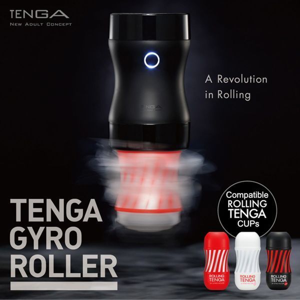 Мастурбатор Tenga Rolling Tenga Gyro Roller Cup Gentle, новый рельеф для стимуляции вращением SO7329
