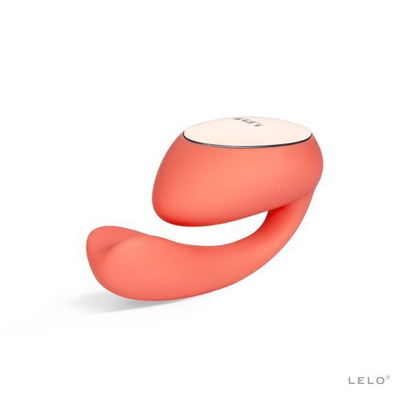 Смарт-вібратор LELO Ida Wave Coral Red, вагінально-кліторальний, технологія WaveMotion, 2 мотори SO8077