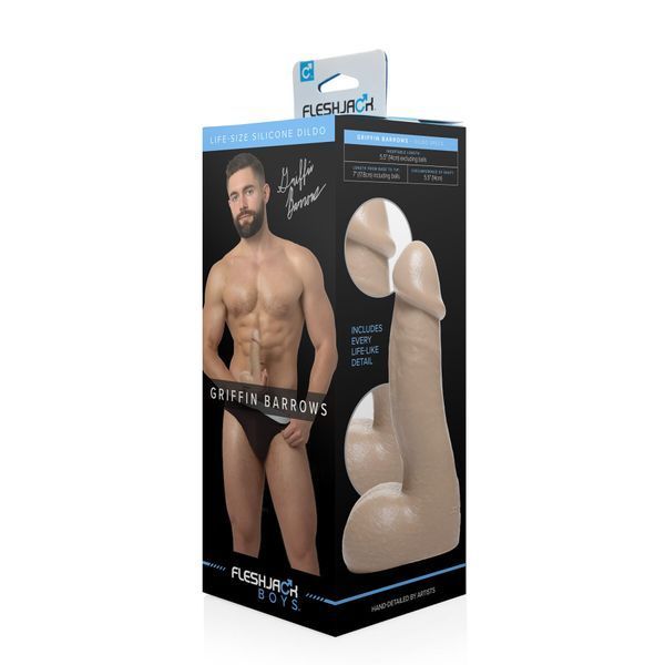 Фалоімітатор Fleshjack Boys: Griffin Barrows Dildo, за зліпком пеніса порноактора SO9584