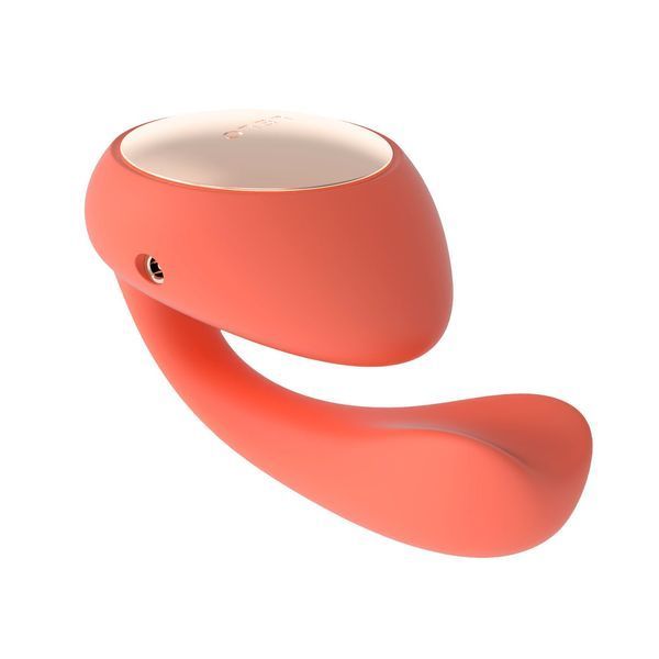 Смарт-вібратор LELO Ida Wave Coral Red, вагінально-кліторальний, технологія WaveMotion, 2 мотори SO8077