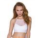 Спортивный топ с прозрачной вставкой Passion PS006 TOP S, white SO4245 фото 1